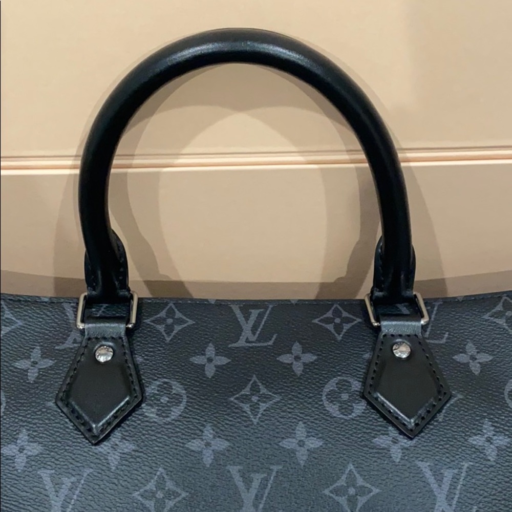 Louis Vuitton Monogram Eclipse and Leather Grand Sac - Picture 4 of 10